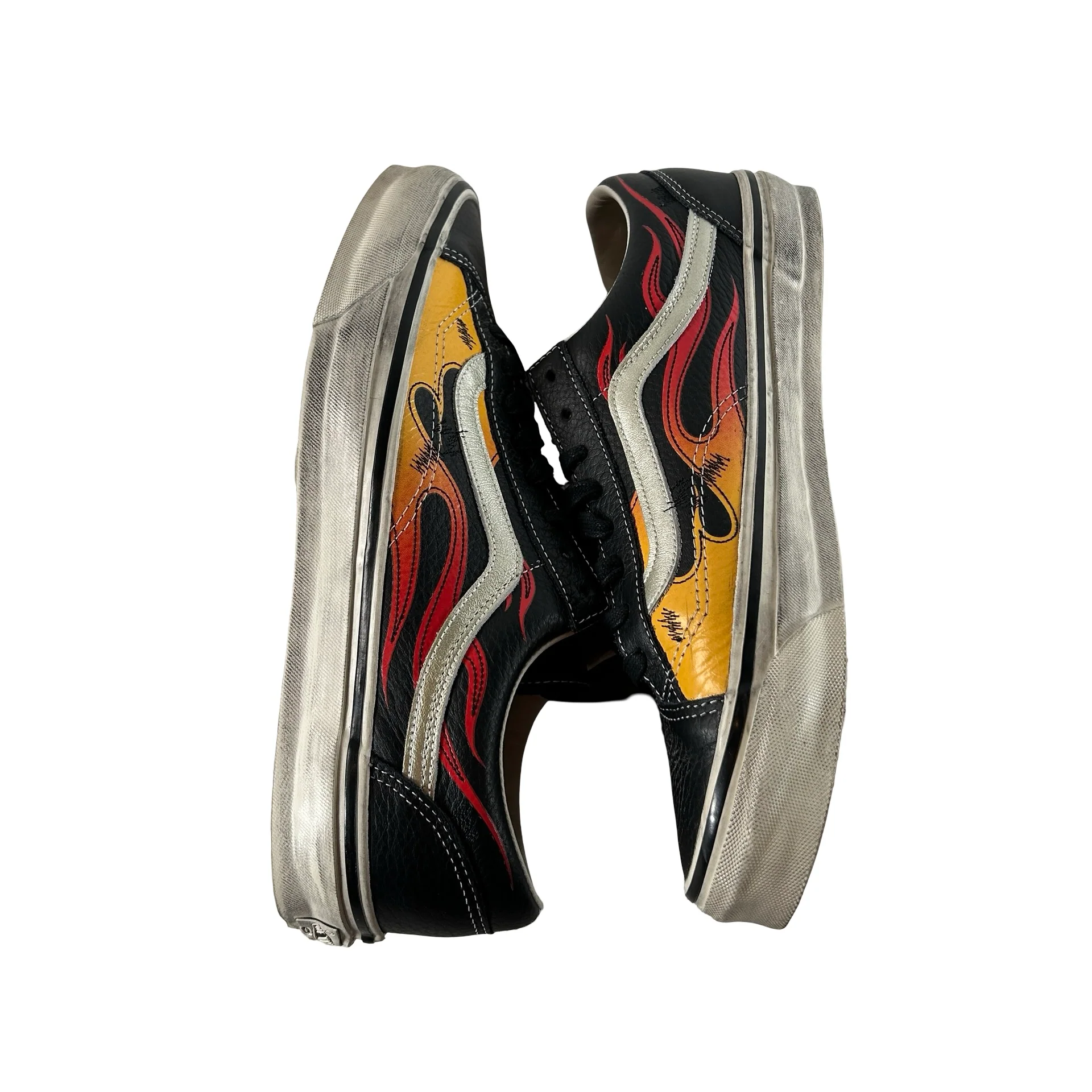 VN000D9RCJK Vans LX Old Skool Archive Flame Black [USED] - 11.5 M (Used) - Image 4