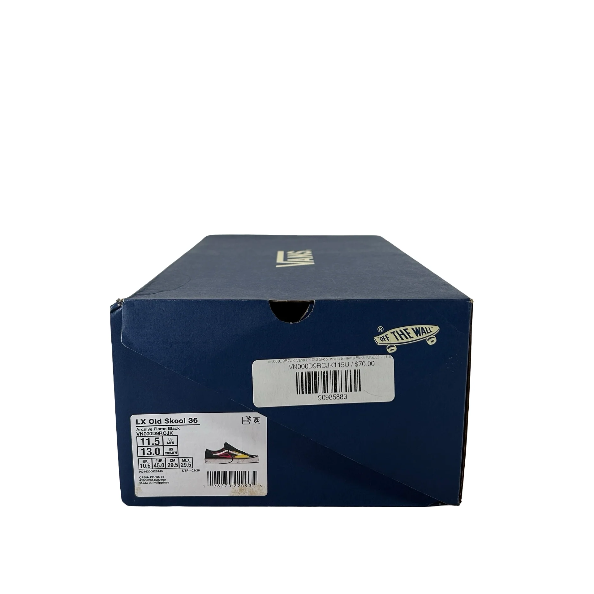 VN000D9RCJK Vans LX Old Skool Archive Flame Black [USED] - 11.5 M (Used) - Image 7