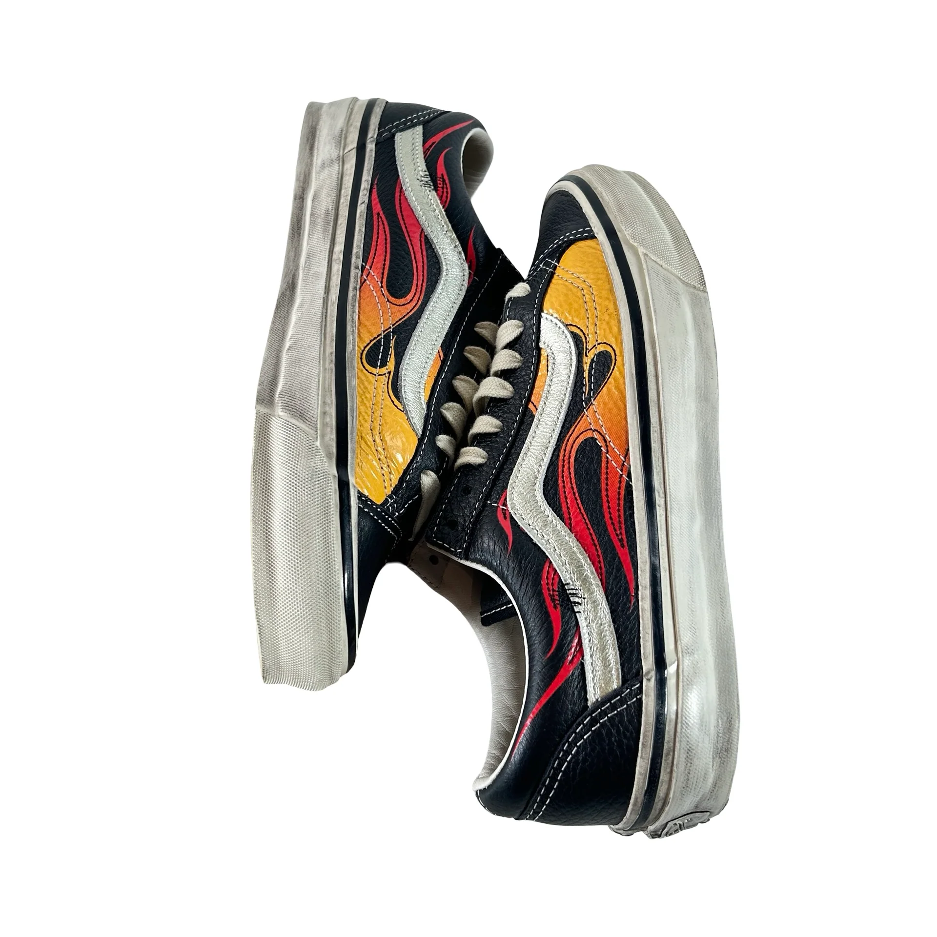 VN000D9RCJK Vans LX Old Skool Archive Flame Black [USED] - 7.5 M (Used) - Image 5