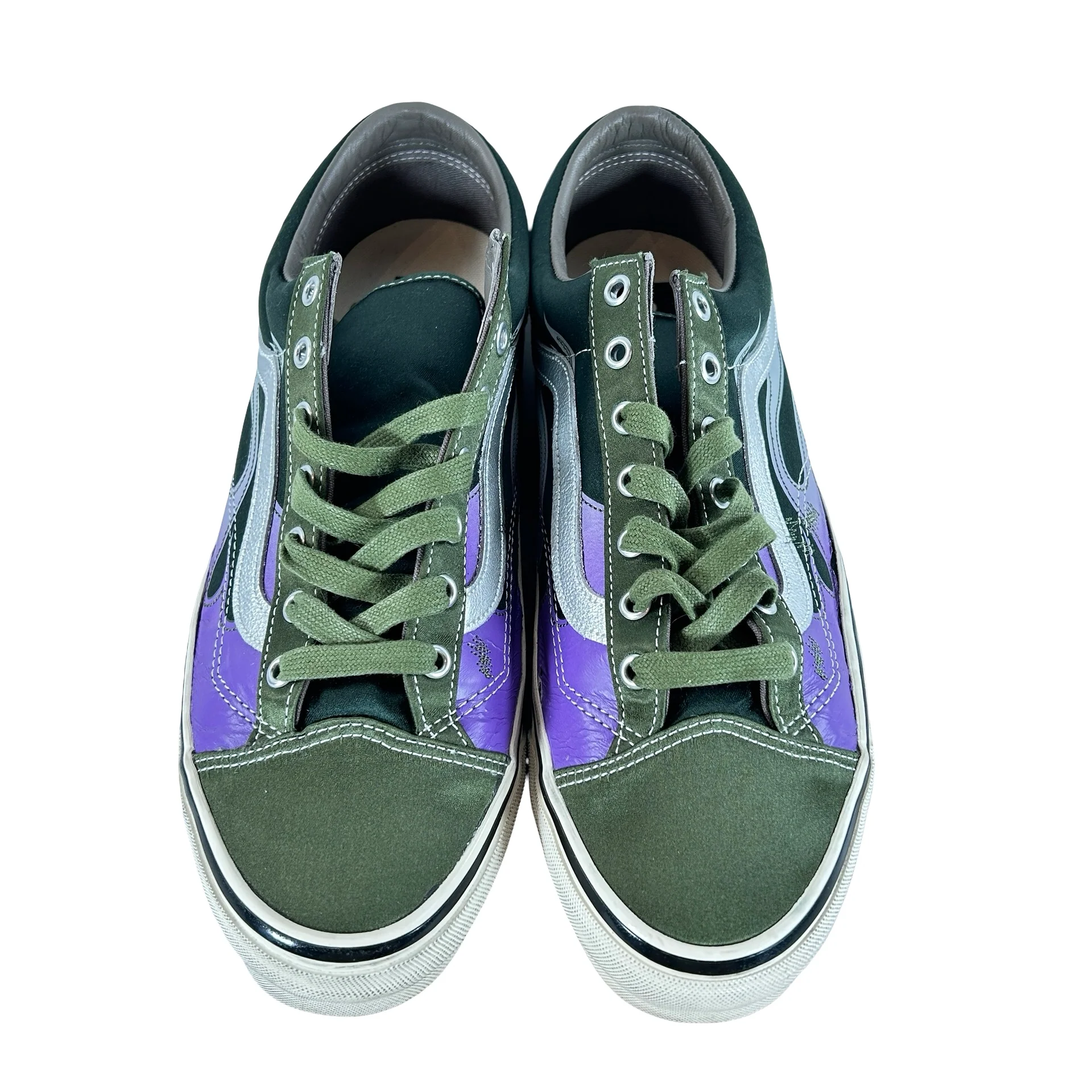VN000D9RGRK Vans LX Old Skool Archive Flame Green [USED] - 12 M (Used) - Image 2