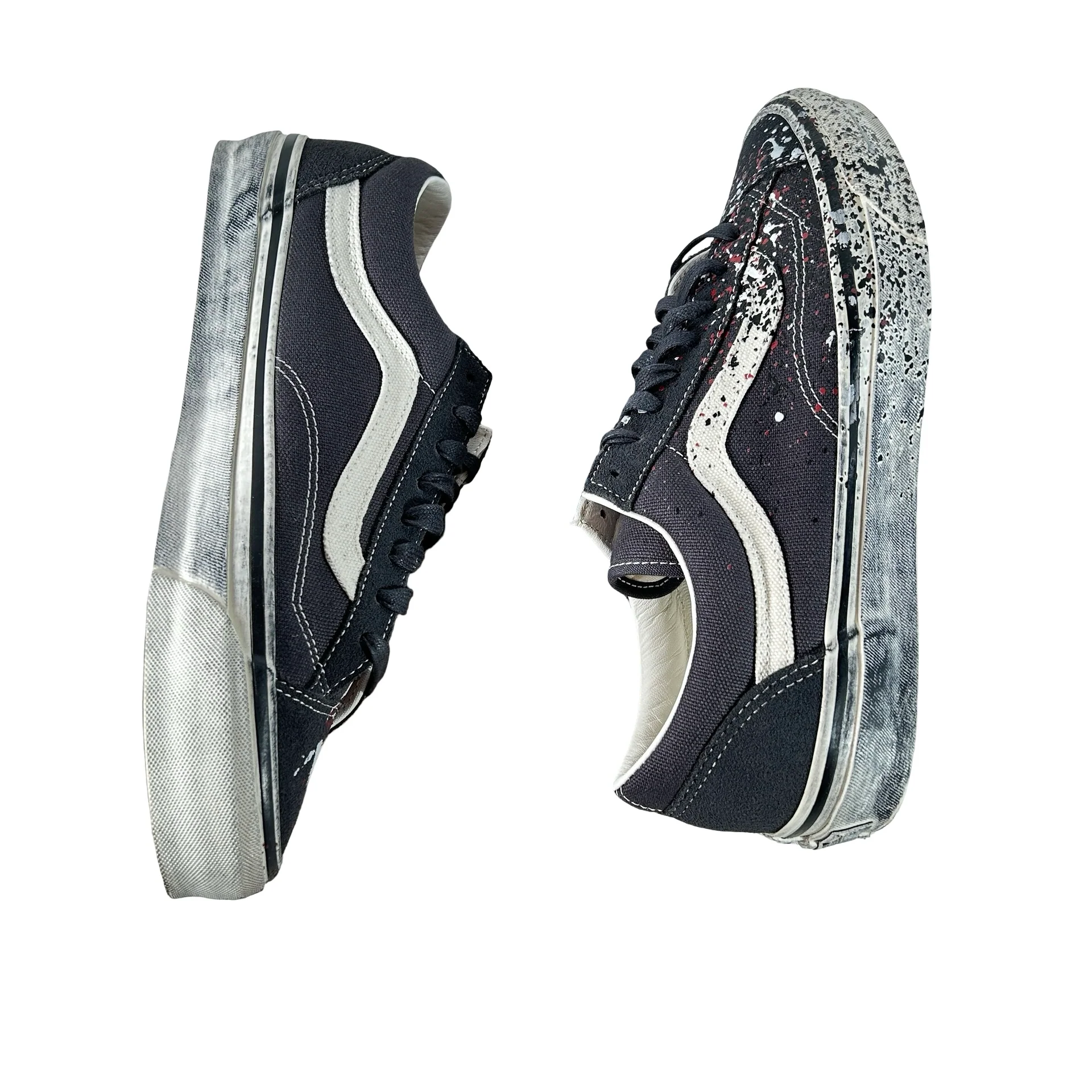 VN000D9RH91 Vans Premium Old Skool 36 Paint Splatter Charcoal Grey [USED] - 10.5 M (Used) - Image 5