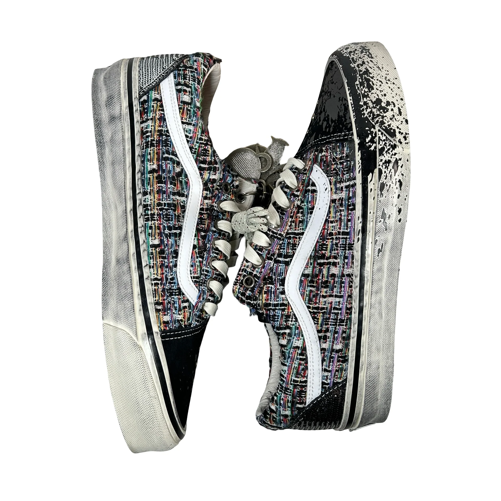 VN000D9VDE2 Vans Premium Old Skool Charms Black Gray - Image 5