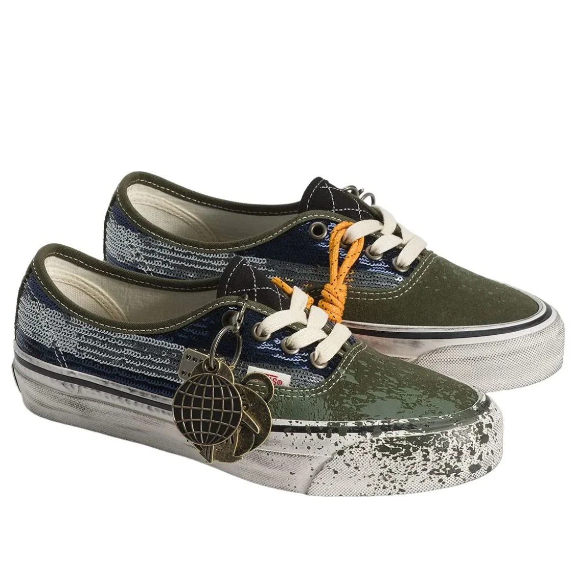 VN000DB824O Vans Premium Authentic La Habana Green Blue - Image 3