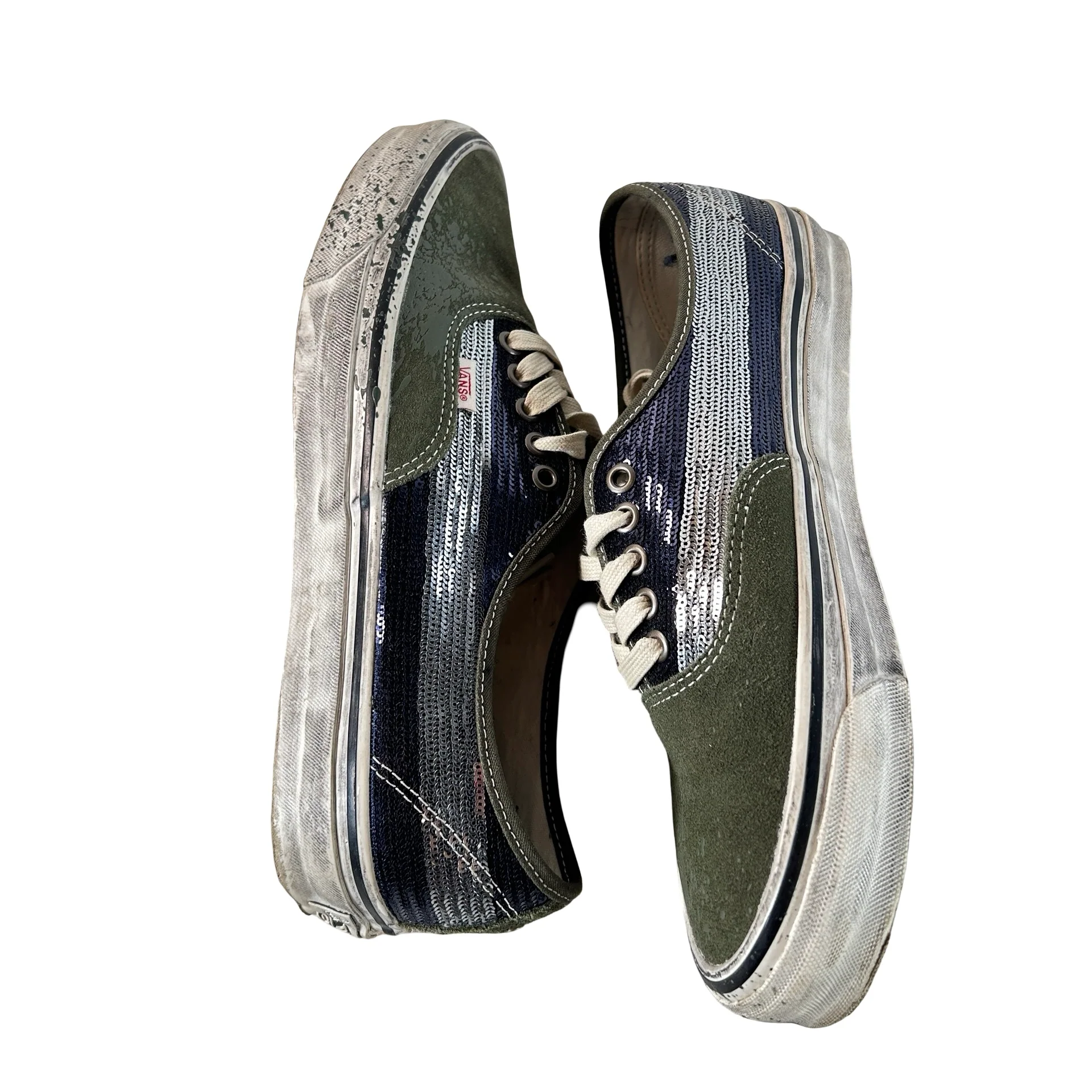 VN000DB824O Vans Premium Authentic La Habana Green Blue [USED] - 10.5 M (Used) (No Box) - Image 4