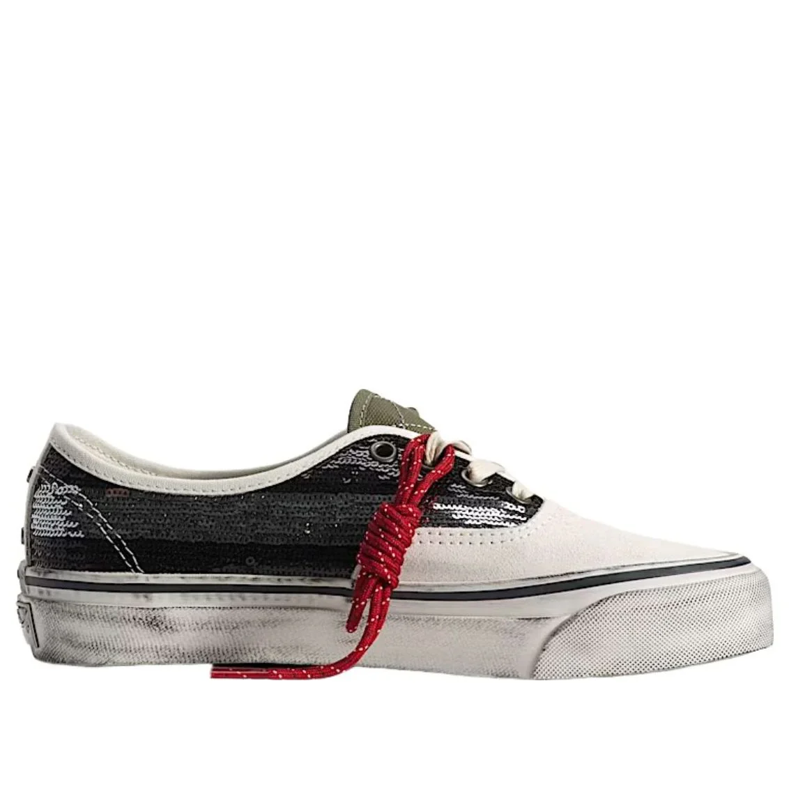 VN000DB8MCG Vans Premium Authentic La Habana Black White - Image 2