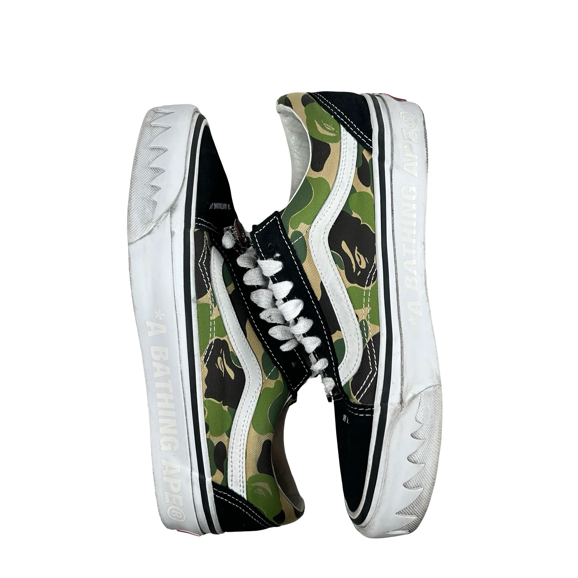 VN000E6VE36 Vans LX Old Skool Bape ABC Multi-Camo [USED] - 7 M (Used) (No Box) - Image 4
