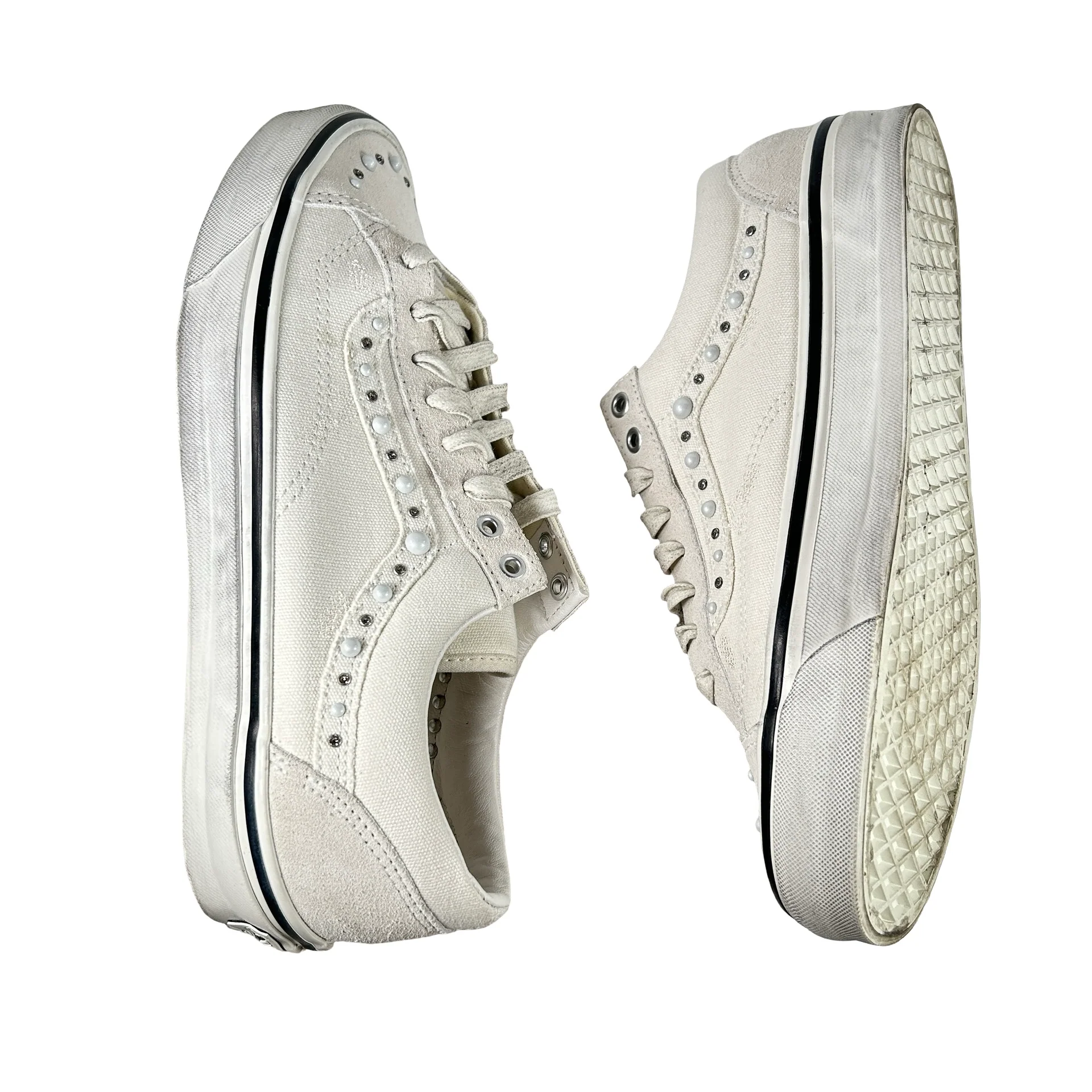 VN000E8VCCZ Vans OTW Old Skool 36 Pearlized Pack Marshmallow [USED] - 10 M (Used) - Image 4