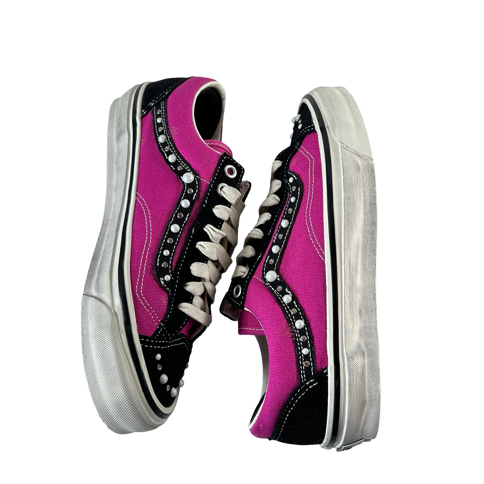 VN000E8VHLE Vans OTW Old Skool 36 Pearlized Pack Pink Black [USED] - 7.5 M (Used) - Image 5
