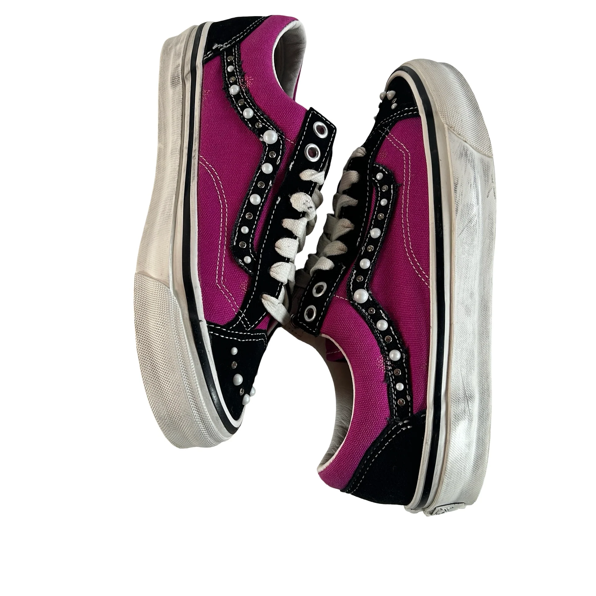 VN000E8VHLE Vans OTW Old Skool 36 Pearlized Pack Pink Black [USED] - 7.5 M (Used2) - Image 5