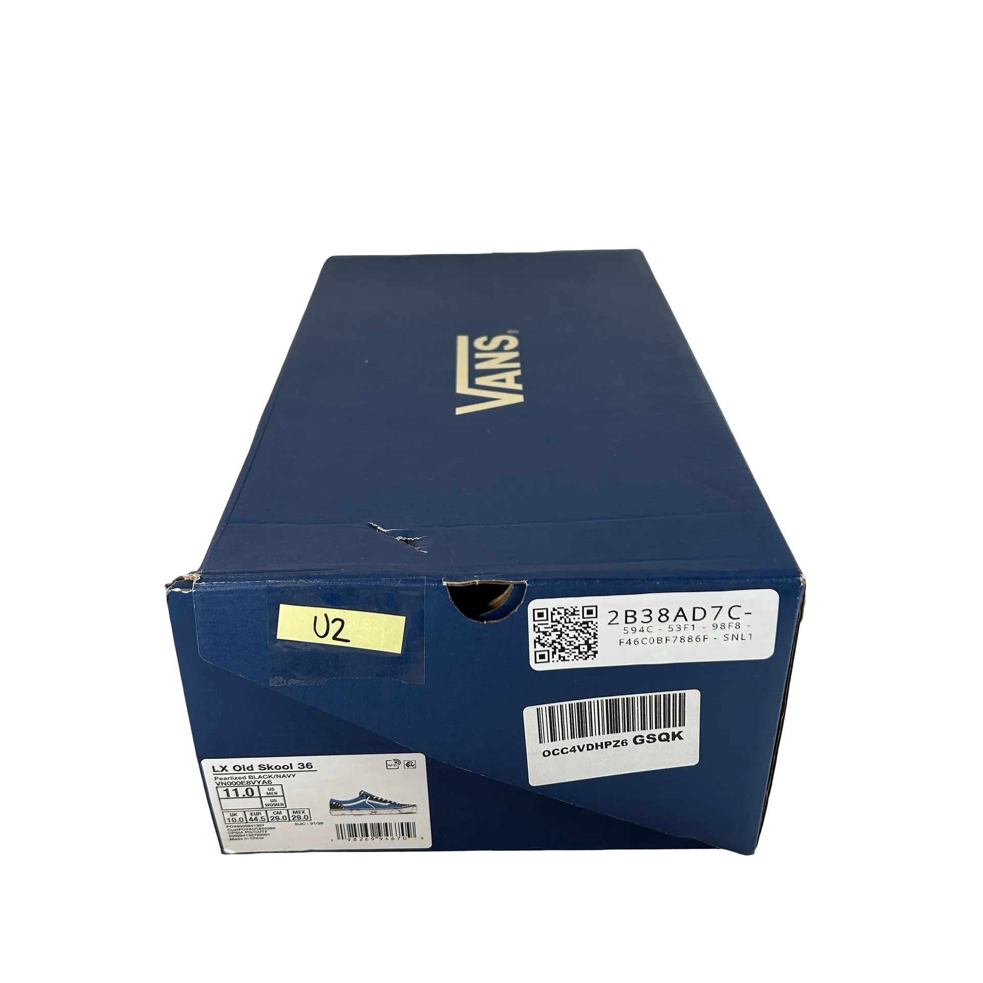VN000E8VYA6 Vans LX Old Skool 36 Pearlized Pack Black Navy [USED] - 11 M (Used2) - Image 7