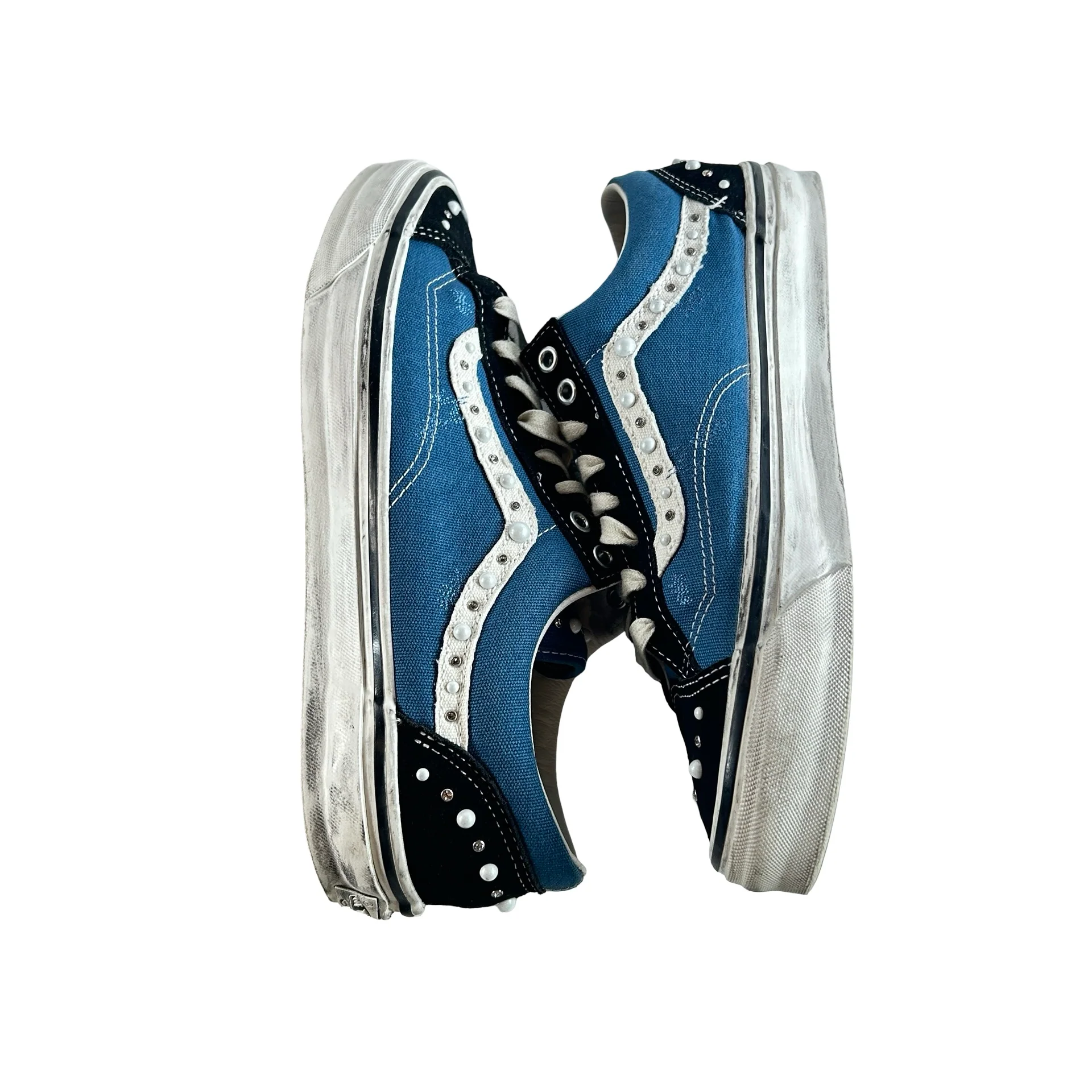 VN000E8VYA6 Vans LX Old Skool 36 Pearlized Pack Black Navy [USED] - 11 M (Used5) - Image 4