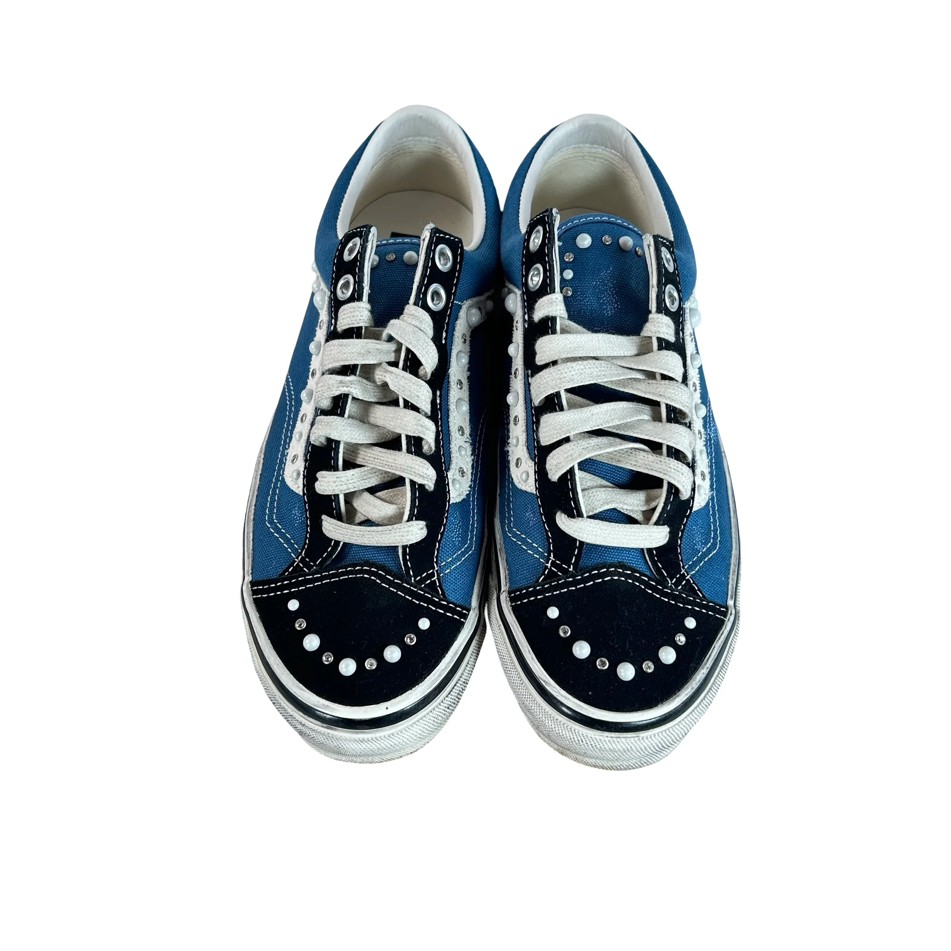 VN000E8VYA6 Vans LX Old Skool 36 Pearlized Pack Black Navy [USED] - 7.5 M (Used) - Image 2