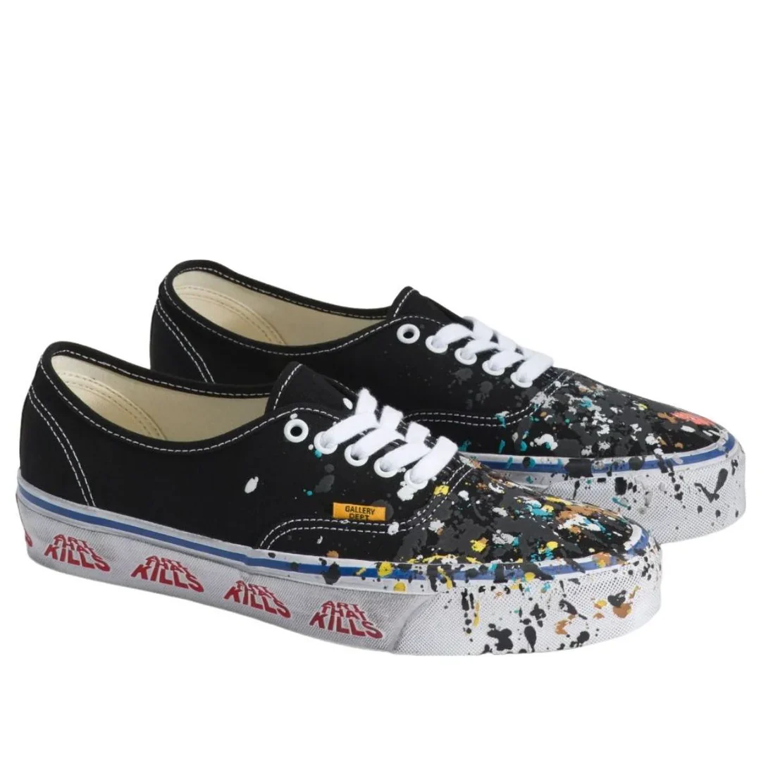 VN000EEUBLA Vans Authentic Reissue 44 Gallery Dept. Art That Kills Black - Image 2
