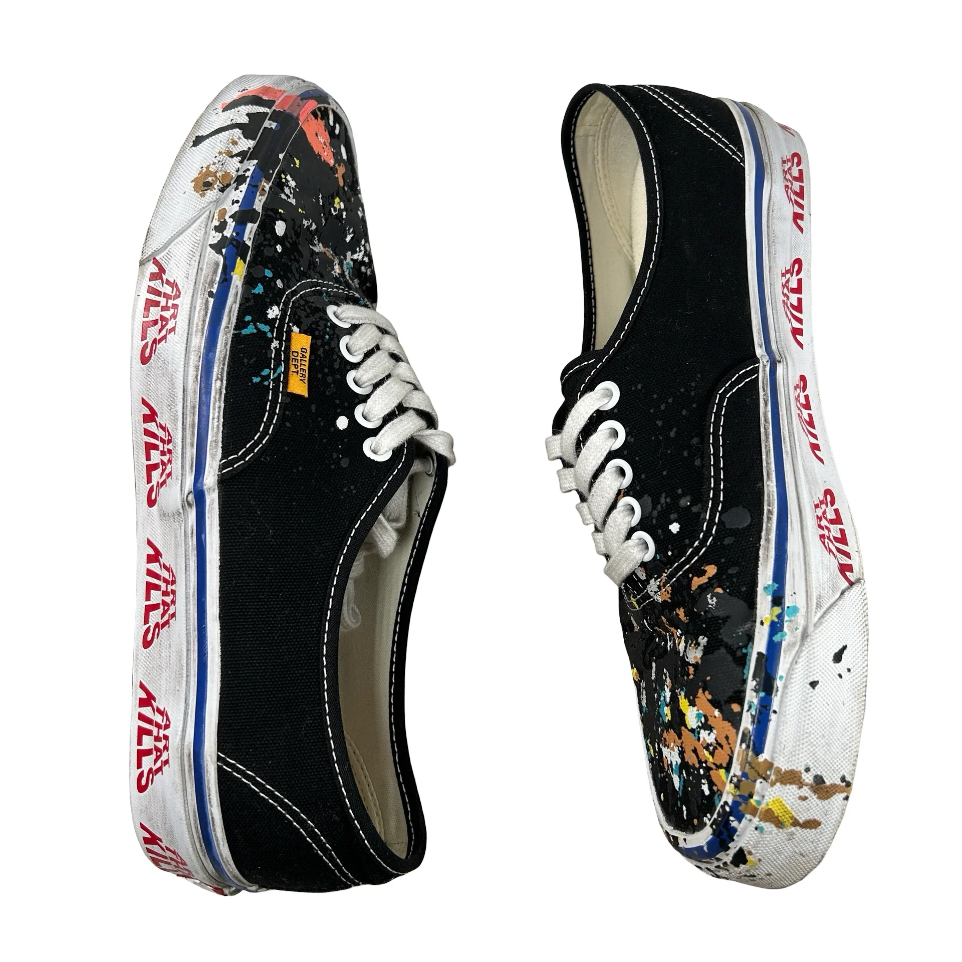VN000EEUBLA Vans Authentic Reissue 44 Gallery Dept. Art That Kills Black [USED] - 10 M (Used) - Image 4