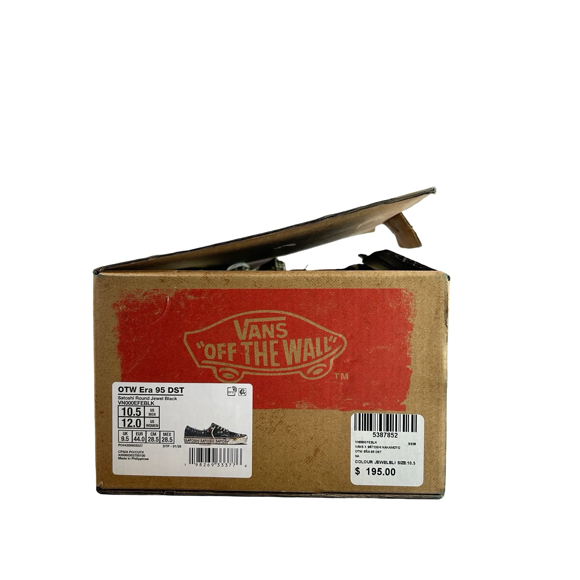VN000EFEBLK Vans OTW Era 95 Satoshi Nakamoto Round Lucky Charm [USED] - 10.5 M (Used) - Image 7