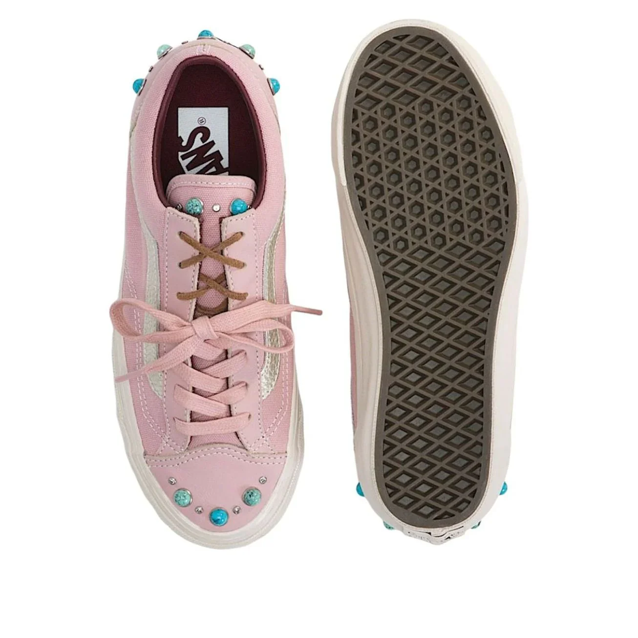 VN000EHDFPR1 Vans Premium Old Skool Gemstone Misty Mauve Pink - Image 3