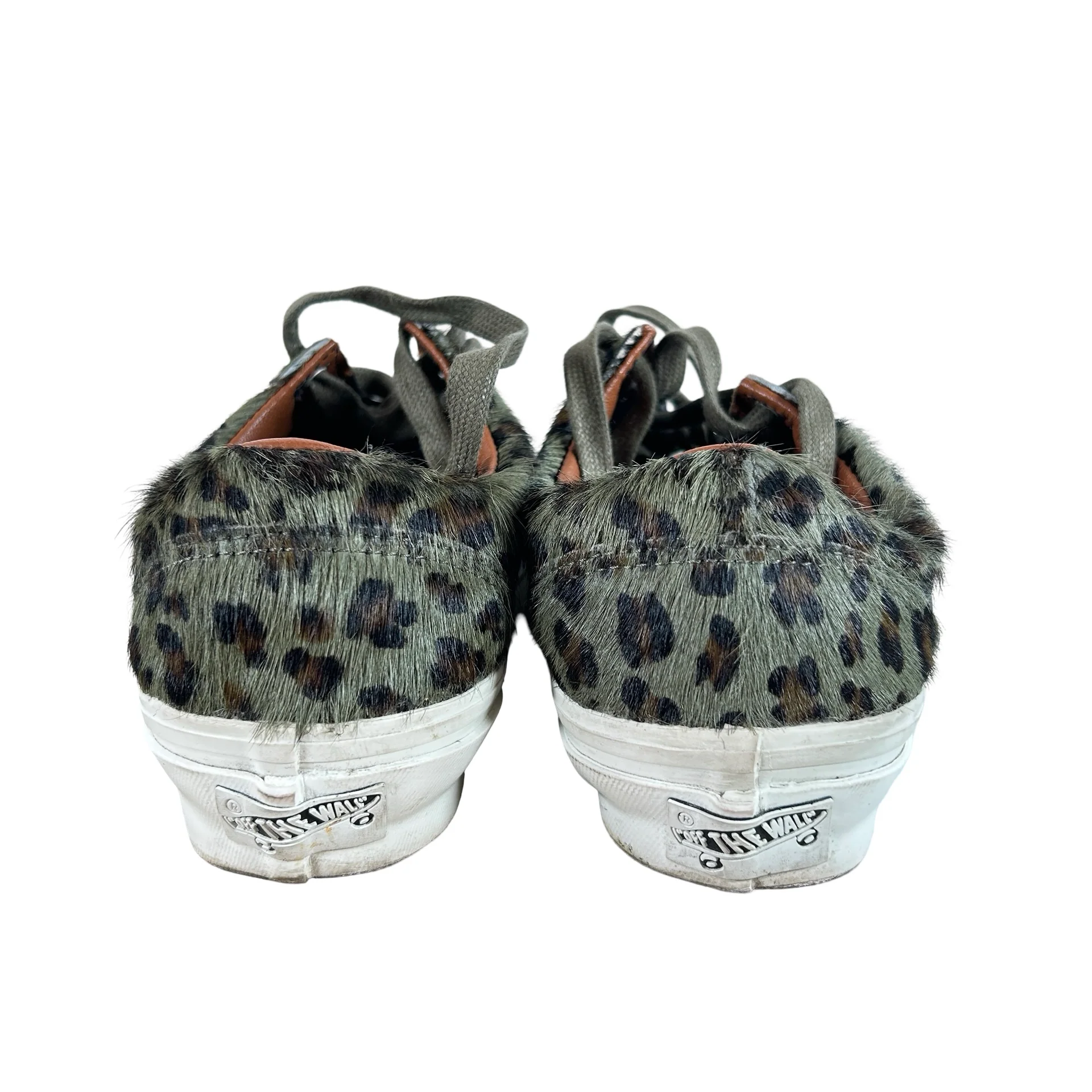 VN000EHDOLV Vans Premium Old Skool 36 Pony Cheetah Olive [USED] - 4.5 M (Used) (No Box) - Image 3