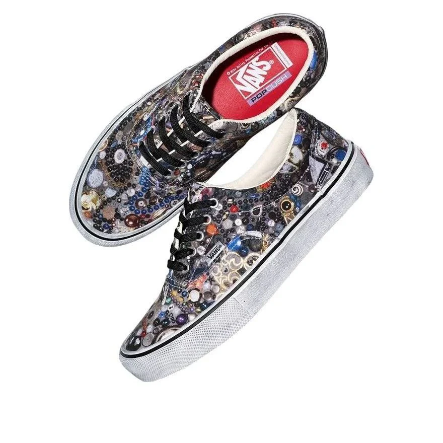 VN00110ABLU Vans Era Supreme x Mike Kelley Grey - Image 3