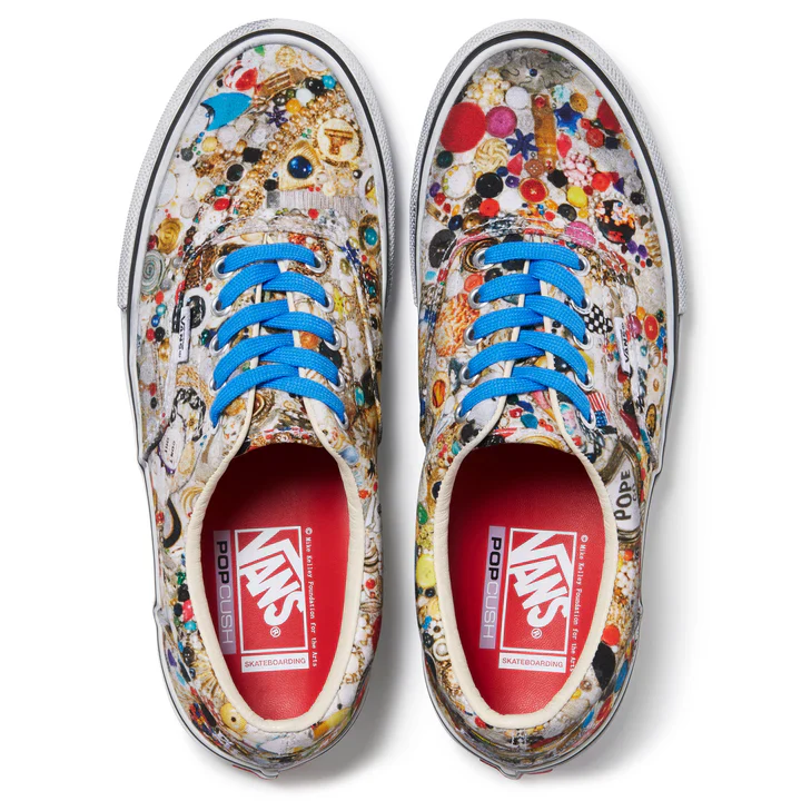 VN00110ANTR Vans Era Supreme x Mike Kelley White - Image 3