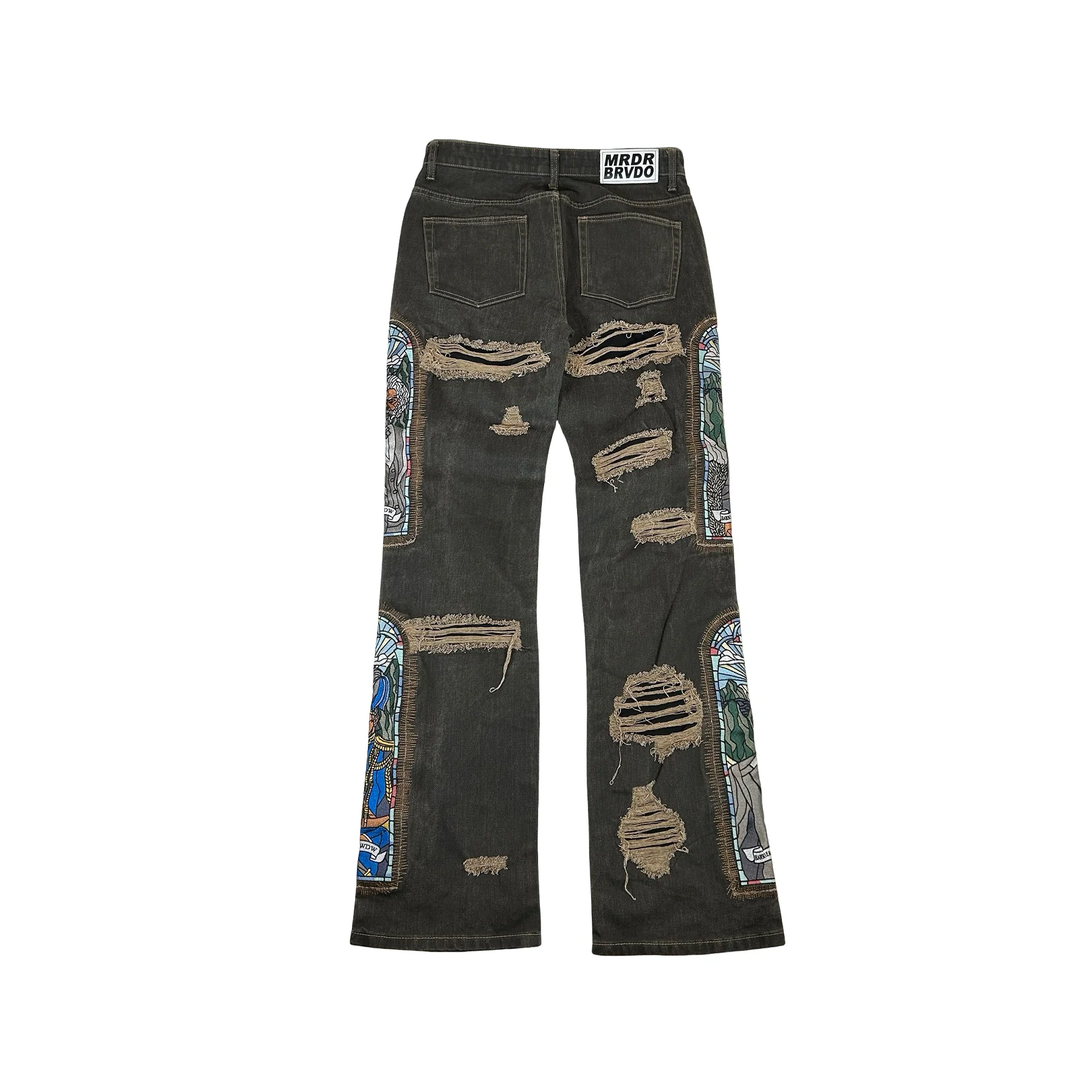 Who Decides War Multicolor Barriers Bootcut Jeans [USED] - 30 (Used) - Image 2